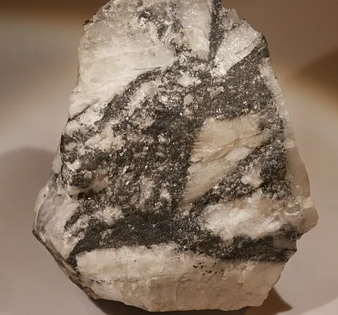 dyscrasite: an orthorhombic-pyramidal mineral containing antimony and silver