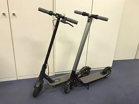 e-scooter: a variant of a kick scooter powered by an electric motor