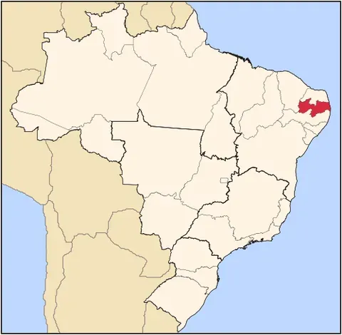 paraíba: a state of the Northeast Region, Brazil. Capital: João Pessoa