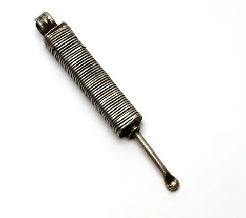 earspoon: a very small spoon used as an earpick