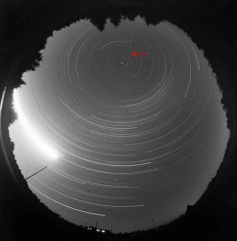 earth-grazing: of a meteoroid, entering the Earth's atmosphere and leaving into space again
