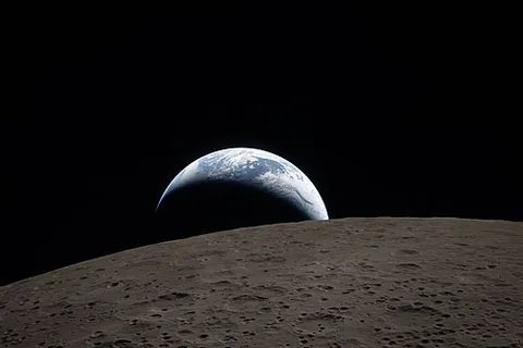 earthset: the event of the Earth setting under the horizon of another celestial body, typically the Moon...