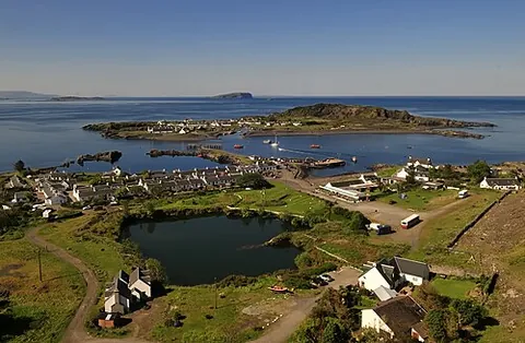 easdale: a small island and settlement in Argyll and Bute council area, Scotland (OS grid ref NM7317)