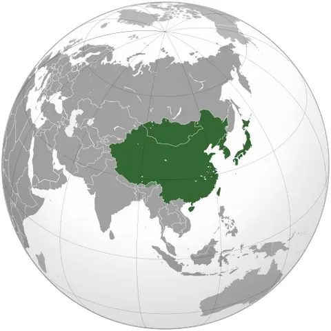 east asia: a geographic region comprising the eastern part of Asia, inclusive of China proper, Japan, North...
