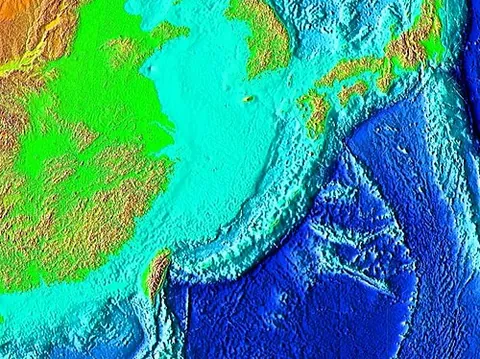 east china sea: a marginal sea east of China, south of the Korean Peninsula, west of the Ryukyu Islands, and north...