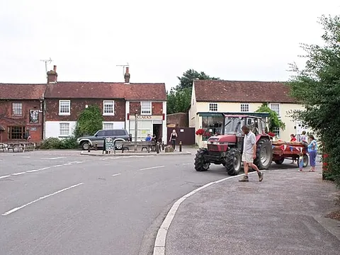 east hoathly: a village in East Hoathly with Halland parish, Wealden district, East Sussex, England (OS grid ref...