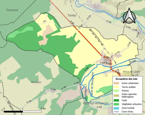 lézinnes: a commune in Yonne department, Bourgogne-Franche-Comté, France