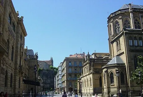san sebastián: a coastal city and municipality, the capital of the province of Gipuzkoa in the Basque Country,...