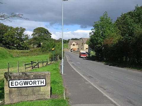 edgworth: a village in North Turton parish, Blackburn with Darwen borough, Lancashire, England (OS grid ref...