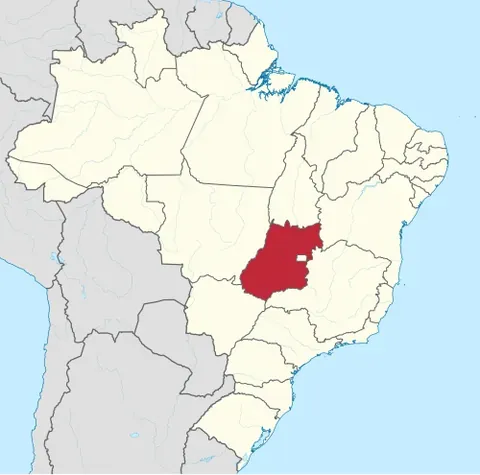 goiás: a state of the Center-West Region, Brazil. Capital: Goiânia