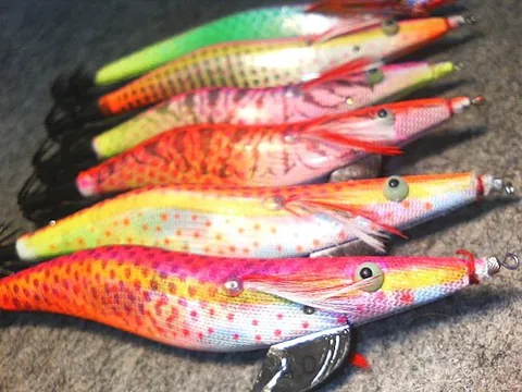 egi: a type of artificial lure (used for squid)