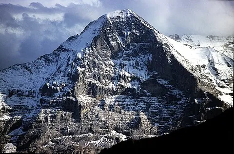 eiger: a mountain in the Bernese Alps, Switzerland