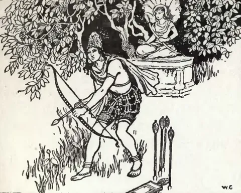 ekalavya: a character in the Hindu epic Mahabharata