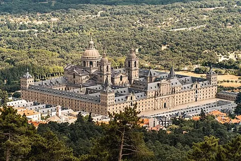 el escorial: a historical residence of the King of Spain in San Lorenzo de El Escorial, Community of Madrid