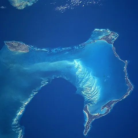 eleuthera: a long thin Bahamas island, east of Nassau, New Providence