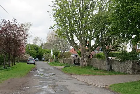 ellerton-on-swale: a village and civil parish in North Yorkshire, England, previously in Richmondshire district (OS...