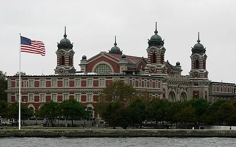 ellis island: a 27.5-acre island in the states of New Jersey and New York where millions of immigrants and others...