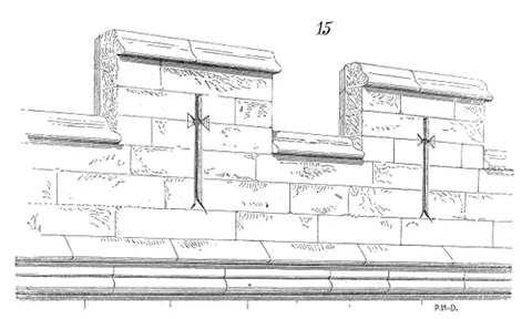 embrasure: any of the indentations between the merlons of a battlement; an opening in a wall or parapet...