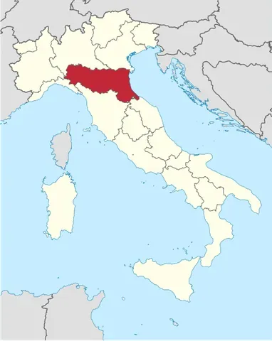 emilia-romagna: an administrative region of northern Italy. Capital: Bologna