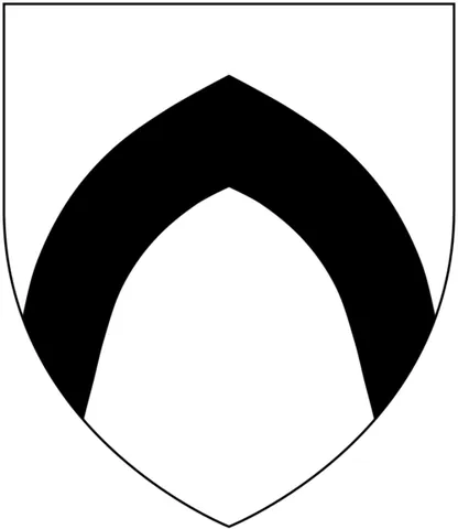 enarched: bent into a curve; said of a bend or other ordinary