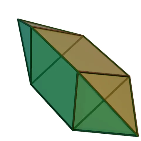 enneahedron: a polyhedron with nine faces