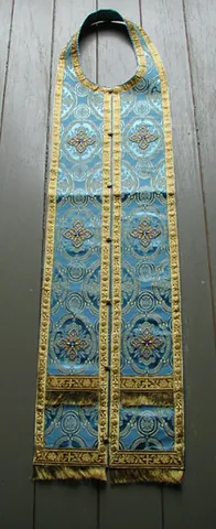epitrachelion: the liturgical vestment worn by priests and bishops of the Eastern Orthodox Church as the symbol of...
