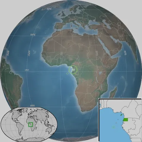 equatorial guinea: a country in Central Africa. Official name: Republic of Equatorial Guinea. Capital: Ciudad de la Paz