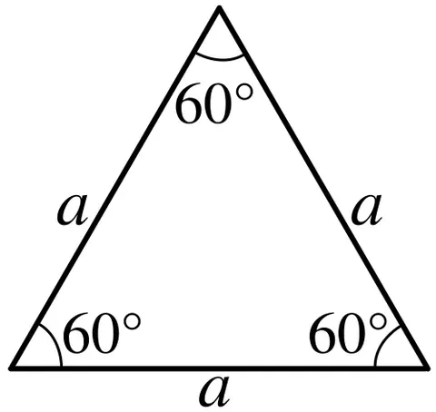 equilateral: having all the sides equal