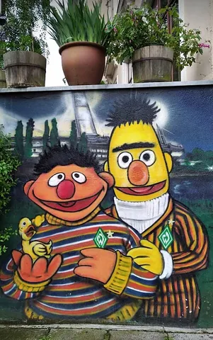 ernie and bert: two inseparable friends whose personalities are vastly different
