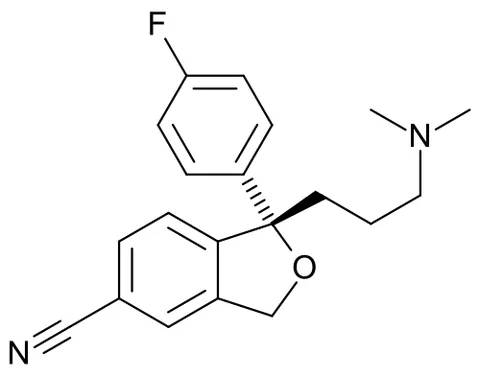 escitalopram: a drug that functions as an SSRI and is administered orally in the form of its oxalate...