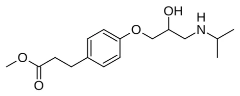 esmolol: a cardioselective beta blocker used in parenteral forms in the treatment of arrhythmias and severe...