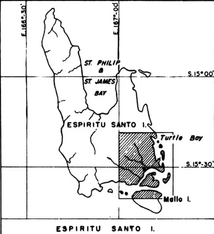 espiritu santo: the largest island of Vanuatu