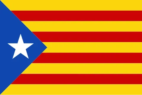 estelada: a non-official flag representing Catalonian independence