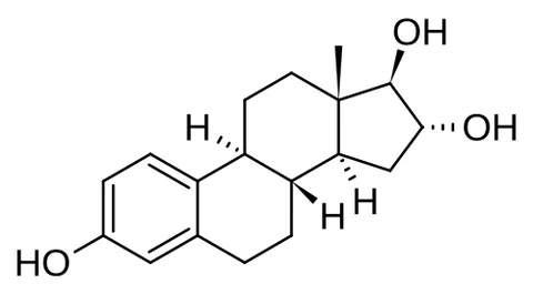 estriol: a relatively weak natural estrogenic hormone that is a glycol C₁₈H₂₄O₃ found in the body chiefly as...