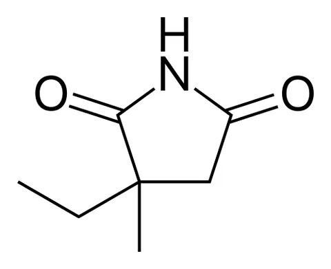 ethosuximide: an anticonvulsant drug, used especially in the treatment of petit mal epilepsy