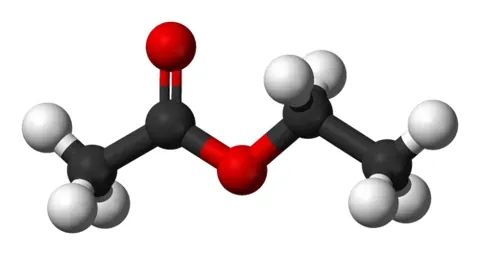 ethyl acetate: the ethyl ester of acetic acid; CH₃COOCH₂CH₃