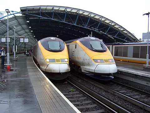 eurostar: a high-speed passenger train service connecting London with mainland European cities via the...