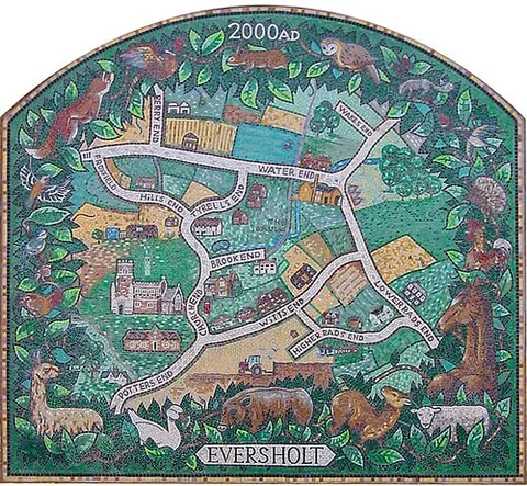 eversholt: a village and civil parish in Central Bedfordshire, Bedfordshire, England (OS grid ref SP9932)
