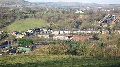 ewood bridge: a small village in Rossendale borough, Lancashire, England (OS grid ref SD7920)