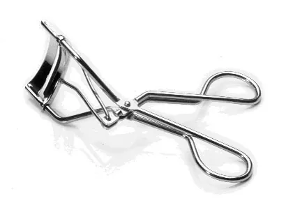 eyelash curler: a tool used to curl the eyelashes