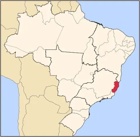 espírito santo: a state of the Southeast Region, Brazil. Capital: Vitória