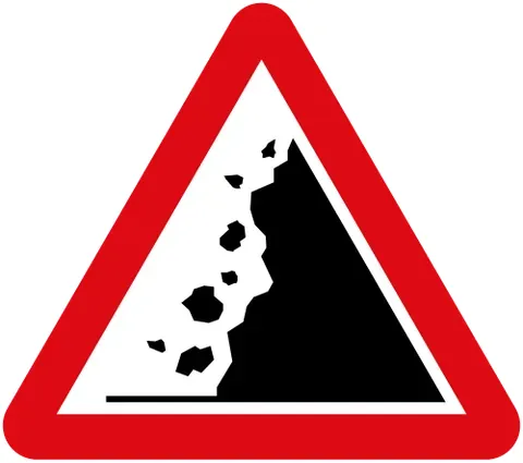 fall: to move to a lower position under the effect of gravity