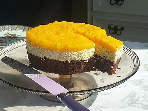 fanta cake: a German sponge cake with Fanta as the key ingredient