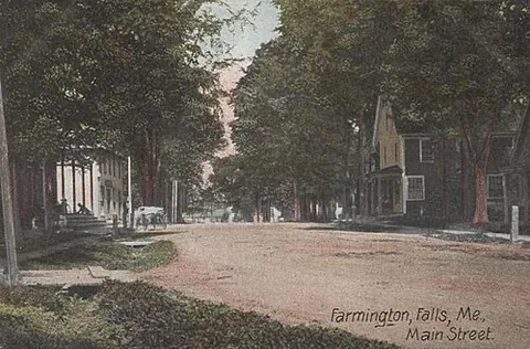 farmington falls: a village in the town of Farmington, Franklin County, Maine, United States