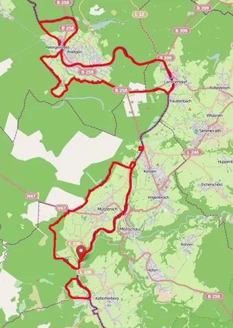 münsterbildchen: an exclave within Belgium in Roetgen municipality, Aachen district, North Rhine-Westphalia, Germany