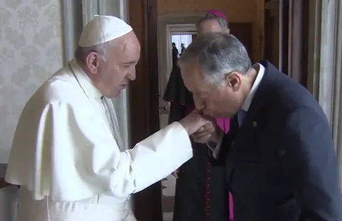kiss someone's ring: to give respect or reverence to someone; to express servitude to someone