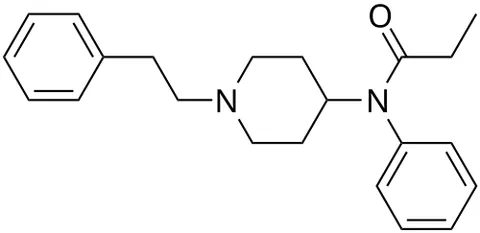 fentanyl: a synthetic opioid narcotic analgesic, C₂₂H₂₈N₂O, with pharmacological action similar to morphine...