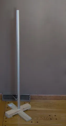 festivus pole: an undecorated aluminum pole used in the celebration of Festivus
