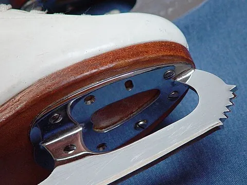 figure skate: an ice skate used for figure skating