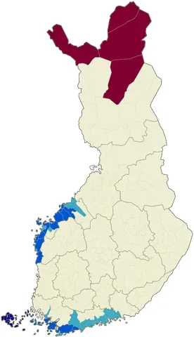 finland swedish: the Swedish language as spoken by the Swedish-speaking population in Finland